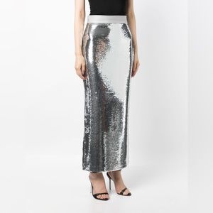 Alex Perry sequin-embellished high-waisted skirt NWOT